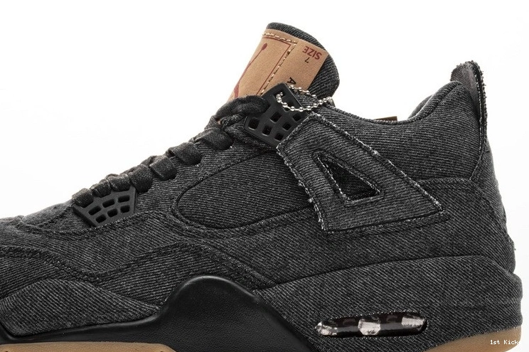 Black Air Jordan Denim AO2571-001 4 Levi's 0312